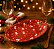 Bandeja Funda Natal Decorada Papai Noel Oval para servir - 44cm - Imagem 6