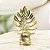 Folha Dourado com Esfera Decorativa 10cm em Metal Decoração - Imagem 7