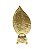 Folha Dourado com Esfera Decorativa 10cm em Metal Decoração - Imagem 6