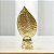 Folha Dourado com Esfera Decorativa 10cm em Metal Decoração - Imagem 9