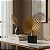 Escultura Decorativa Folha Leque em Resina Dourado 18x13,5cm - Imagem 1