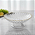 Centro de Mesa Fruteira Redonda Diamante Ouro 28cm Plástico - Imagem 3
