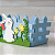 Cesta de Pascoa Decorativa Retangular Decoração para Pascoa - Imagem 3