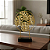 Escultura Folha Dourado Decorativa 23cm em Metal - Imagem 6