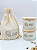VELA VIDRO 100G + SAQUINHO DE ALGODÃO CRU - Personalizados - Imagem 2
