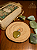 Pingente Coração de Jade Verde Natural com Acabamento Prateado - Imagem 1