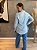 CONJUNTO BELLA CAMISA E CROPPED AZUL CLARO - Imagem 5