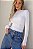 BLUSA CANELADA LIA OFF WHITE - Imagem 3