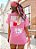 T-SHIRT WINE ROSA - Imagem 1