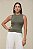 REGATA TRICOT GOLA VERDE - Imagem 1