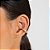 Brinco Piercing Fake Grosso - Semijoia Banhada a Ouro 18K - Imagem 2