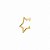 Brinco Piercing Fake Estrela - Semijoia Banhada a Ouro 18K - Imagem 1