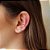 Brinco Piercing Fake Liso - Semijoia Banhada a Ouro 18K - Imagem 2