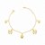 Pulseira Trevo e São Bento - Semijoia Banhada a Ouro 18K - Imagem 1
