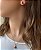 Conjunto Colar e Brinco Gota Cravejada Rubi - Semijoia Banhada a Ouro 18K - Imagem 2