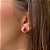 Conjunto Colar e Brinco Gota Cravejada Rubi - Semijoia Banhada a Ouro 18K - Imagem 4
