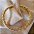 Colar Choker Trançado Texturizado - Semijoia Banhada a Ouro 18K - Imagem 3