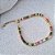 Pulseira Riviera Zircônias Coloridas - Semijoia Banhada a Ouro 18k - Imagem 3