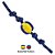 KONG Jaxx Brights Ball w/ Rope - Imagem 2