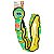 Brinquedo Outward Hound Invincibles Snake Green XXL - Imagem 2