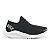 Tênis Meia Nike Slip On Sem Cadarço Elástico Bege e Preto - Imagem 4