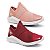 Tênis Meia Nike Slip On Sem Cadarço Elástico Bege e Vermelho - Imagem 1