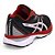 Kit 2 Tênis Asics Revelation Preto Branco e Preto Vermelho - Imagem 3