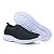 Tênis Meia Original Slip On Sem Cadarço Elástico Preto - Imagem 1