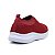 Tênis Meia Original Slip On Sem Cadarço Elástico Bege e Vermelho - Imagem 2