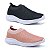 Tênis Meia Original Slip On Sem Cadarço Elástico Bege e Preto - Imagem 1