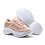 Tênis Feminino Plataforma Casual Sneakers Bege Glíter - Imagem 1