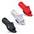 Kit 3 Chinelo Slide Nike Zoom Masculino Sandália Todo Preto, Branco Azul e Vermelho Preto - Imagem 1