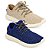 Kit 2 Pares Tênis Adidas Yeezy Boost bege e marinho masculino - Imagem 1