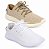 Kit 2 Pares Tênis Adidas Yeezy Boosst bege branco feminino - Imagem 1
