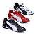 Kit 3 Tênis Puma Ferrari New Masculino Branco Preto, Preto Branco e Vermelho Branco - Imagem 1