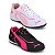 Kit 2 Tênis Puma Ferrari New Feminino Branco Rosa e Preto Pink - Imagem 1