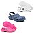 Kit 3 Pares Sandália Sapato Babuche Adulto Branco e Marinho e Rosa - Imagem 1