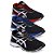 Kit 3 Tênis Asics Revelation Preto Branco, Preto Azul e Preto Vermelho - Imagem 1