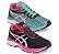 Kit 2 Tênis Asics Revelation Preto Rosa e Verde Água Rosa - Imagem 1