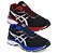 Kit 2 Tênis Asics Revelation Preto Azul e Preto Vermelho - Imagem 1
