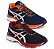 Kit 2 Tênis Asics Revelation Marinho Laranja e Preto Vermelho - Imagem 1