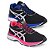 Kit 2 Tênis Asics Revelation Preto Azul e Preto Rosa - Imagem 1