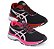 Kit 2 Tênis Asics Revelation Preto Rosa e Preto Vermelho - Imagem 1