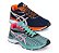 Kit 2 Tênis Asics Revelation Marinho Laranja e Verde agua Rosa - Imagem 1