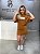 VESTIDO COLCCI MARROM DROME G - Imagem 1