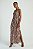 VESTIDO LONGO MY PLACE EST ANIMAL STRIPE P - Imagem 1