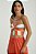 TOP MY PLACE EST LISTRADO TANGERINA P - Imagem 1