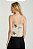 CAMISETA MY PLACE V BORDADA FLORES MARFIM/PRETO P - Imagem 2