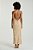 VESTIDO 1 OMBRO MY PLACE FLORES BORDADAS AMENDOA G - Imagem 2