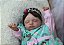 Bebê Reborn Rosalie Cabelo Castanho Escuro Realista - Imagem 5